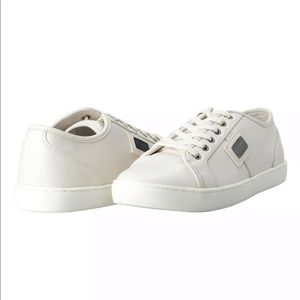 DOLCE & GABBANA
Cap-Toe Leather Sneakers